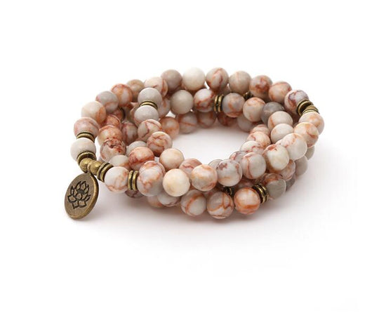 Pulsera Buddha de Plata con Cuentas de Loto - Yoga y Espiritualidad - Image 3