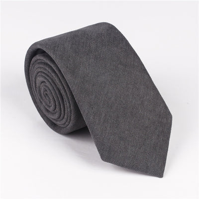 Corbata Casual de Color Liso - Image 5