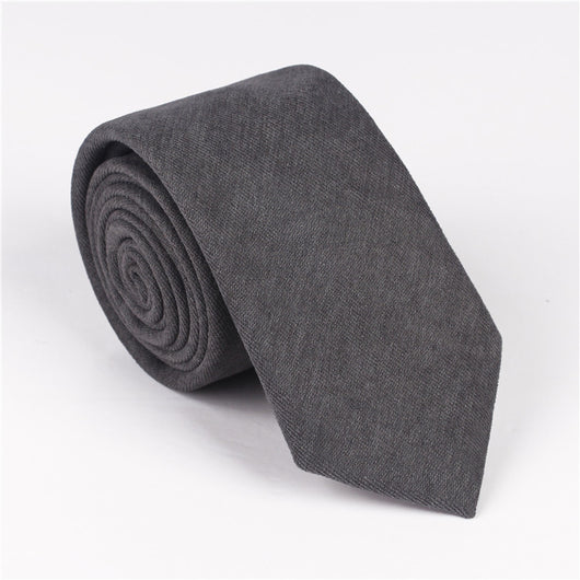 Corbata Casual de Color Liso - Image 5