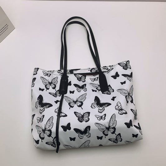 Bolso Canvas Grande con Diseño Graffiti para Mujer - Tendencia Urbana