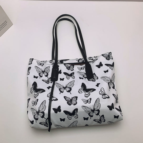 Bolso Canvas Grande con Diseño Graffiti para Mujer - Tendencia Urbana