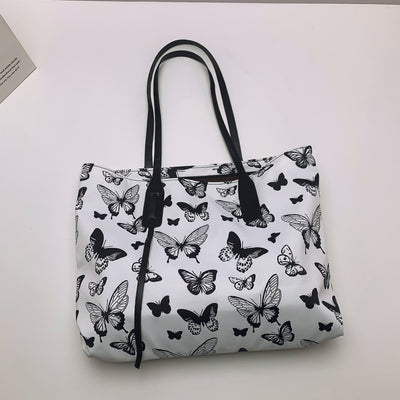 Bolso Canvas Grande con Diseño Graffiti para Mujer - Tendencia Urbana
