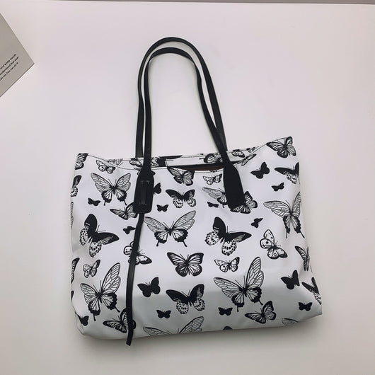Bolso Canvas Grande con Diseño Graffiti para Mujer - Tendencia Urbana