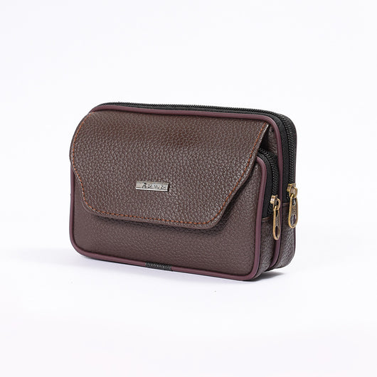 Bolsa de Cintura en Cuero para Hombre - Estilo Casual Outdoor - Image 7