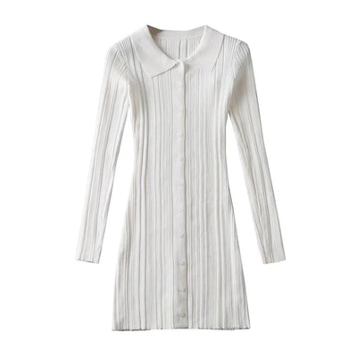 Vestido Ejecutivo para Mujer con Solapa y Cierre Simple - Image 2
