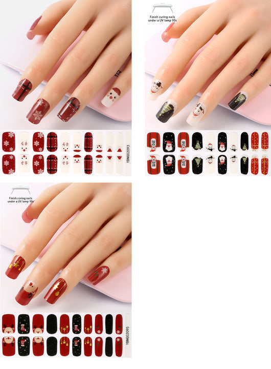 Pegatinas de Uñas Semipermanentes con Lámpara de Calor - Image 101