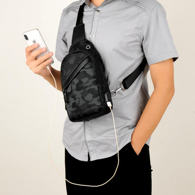 Bolsa Bandolera Táctica Camuflaje para Hombre - Image 3