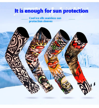 Manga de Protección Solar sin Costuras - Conjunto de 6 Piezas con Tecnología Antitatuaje - Image 21