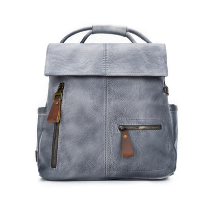 Mochila de Cuero para Mujer con Protección Antirrobo - Image 6
