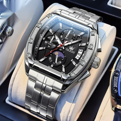 Reloj de Hombre con Correa de Acero y Esfera Luminosa - Image 6