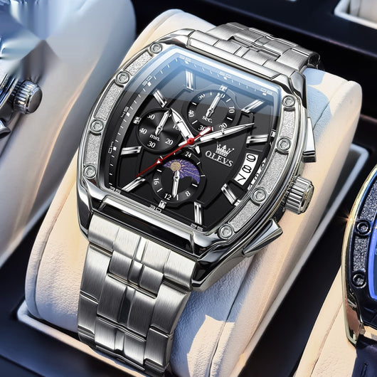 Reloj de Hombre con Correa de Acero y Esfera Luminosa - Image 6