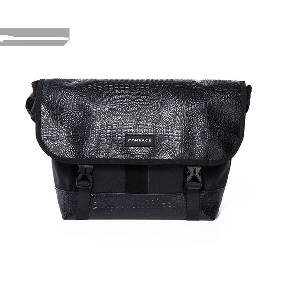 Bolsa de Mensajero Negro Comepack - Capacidad Extra Grande