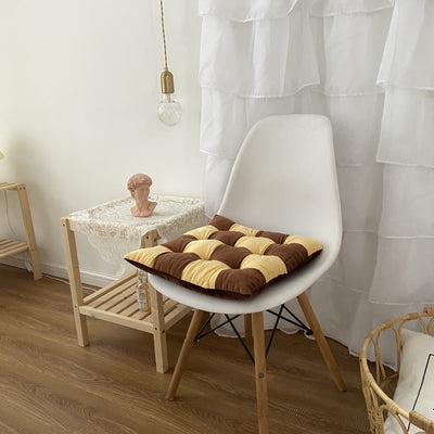 Cojín Térmico de Terciopelo para Silla de Comedor - Acolchado Grueso Invierno - Image 8