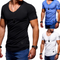 Playera Cuello V Manga Corta para Hombre