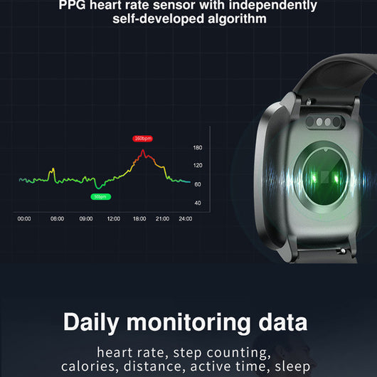Reloj Inteligente con Monitor de Frecuencia Cardíaca y Contador de Pasos - Image 7