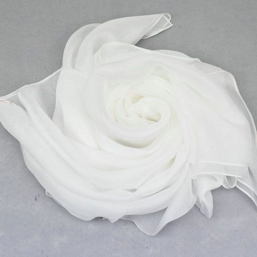 Pañuelo de Seda Elegante Liso para Mujer - Todas las Estaciones - Image 8