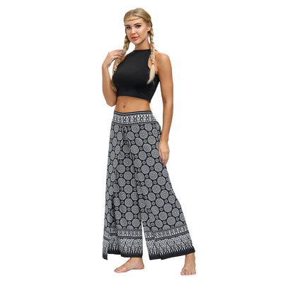 Pantalones Yoga Boho Estampado Étnico para Entrenamientos al Aire Libre - Image 23