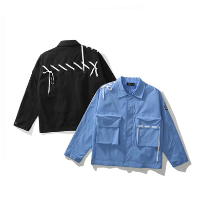 Chaqueta Funcional con Tirantes Integrados - Estilo Urbano Versátil - Image 3