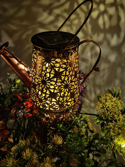 Lámpara Solar Decorativa con Diseño de Tetera para Jardín y Patio - Image 11