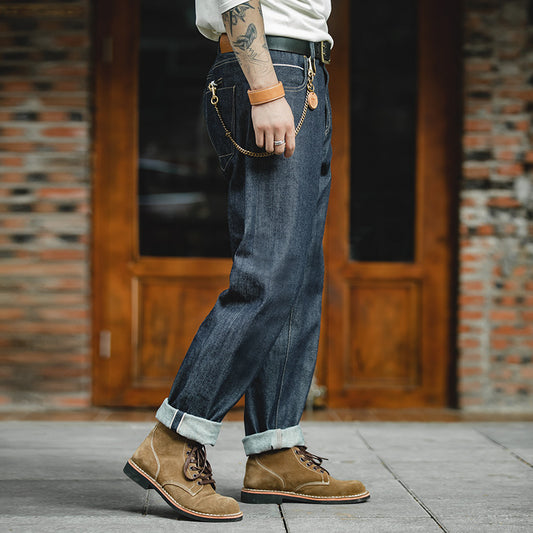 Pantalones Vaqueros Rectos Vintage Chieryuan