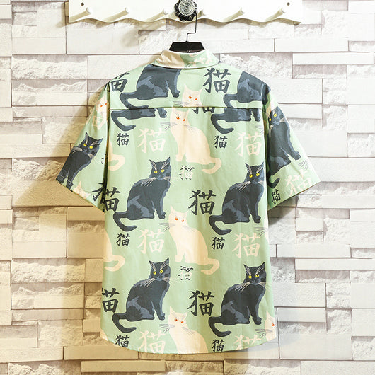 Chaqueta Camisa Casual con Estampado para Hombre - Image 4