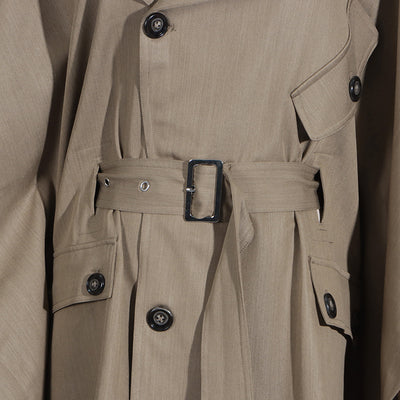 Abrigo Trench Cape Largo para Mujer - Otoño - Image 9