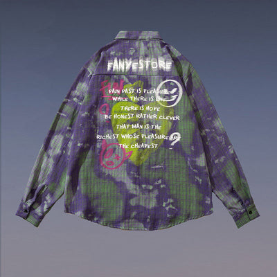 Camisa de Cuadros Estampada Manga Larga Unisex - Image 13