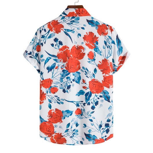 Camisa Casual de Solapa con Estampado Floral - Image 4