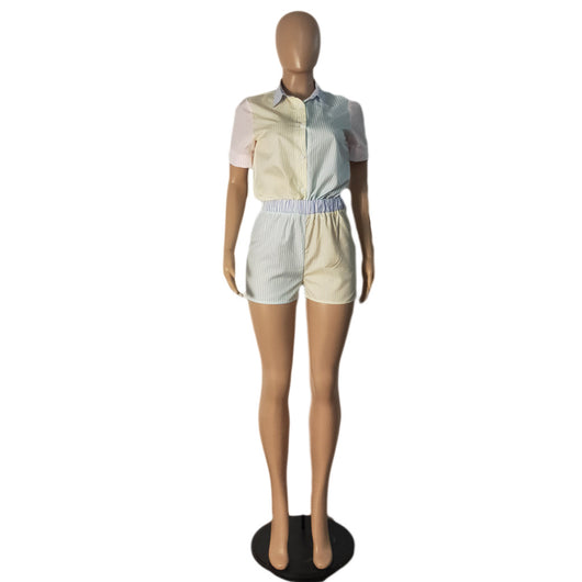 Conjunto Ejecutivo Femenino con Costuras a Rayas - Image 19