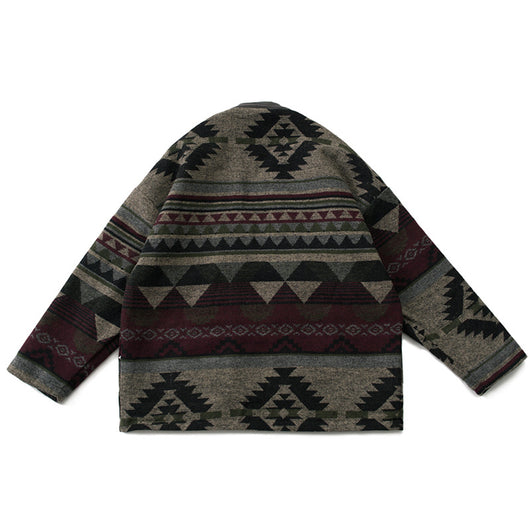 Chaqueta Acolchada de Algodón Estilo Étnico Retro para Hombre - Image 4