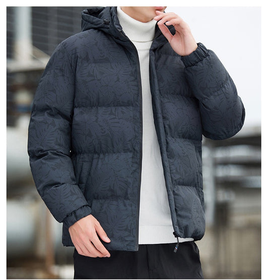 Chaqueta Acolchada de Plumón Grueso para Hombre - Image 37