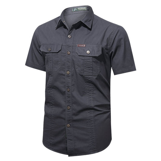 Camisa Militar de Verano Manga Corta para Hombre - Image 24