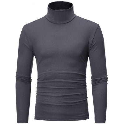 Camiseta Cuello Alto Manga Larga Ajustada - Image 8
