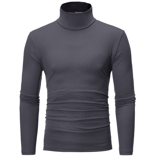 Camiseta Cuello Alto Manga Larga Ajustada - Image 8