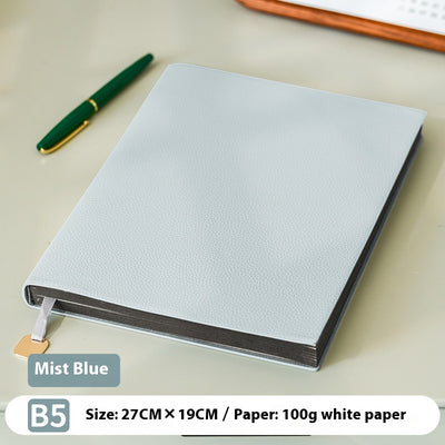 Cuaderno de Cuero Suave con Patrón Litchi - Image 4
