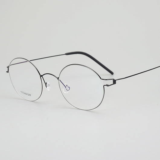Armazón de Gafas Titanio Puro Vintage sin Tornillos - Image 8