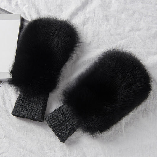 Guantes Invierno Mujer Piel de Zorro - Calidez y Elegancia - Image 13
