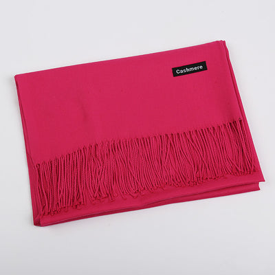 Bufanda de Cashmira Artificial Liso para Mujer 220g - Chal Cálido y Elegante - Image 14