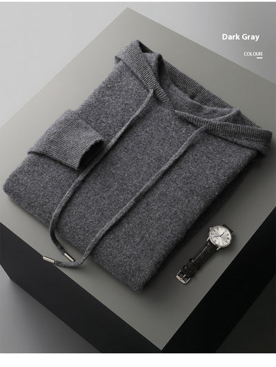 Conjunto de Sudadera con Capucha y Pantalón Tejido de Color Liso para Hombre - Image 27