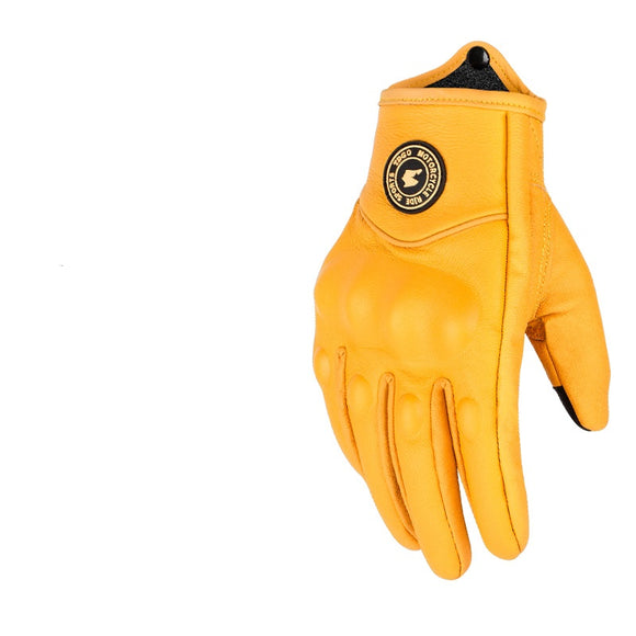 Guantes de Motociclista Retro Harley - Resistentes, Transpirables y Protegidos del Viento