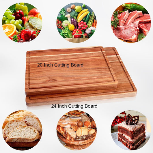 Tabla de Corte Acacia Mangium Premium para Cocina - Image 11