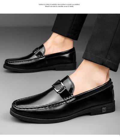 Zapatos de Cuero Ejecutivo con Plantilla Elevadora de Altura en Cuero Genuino - Image 9