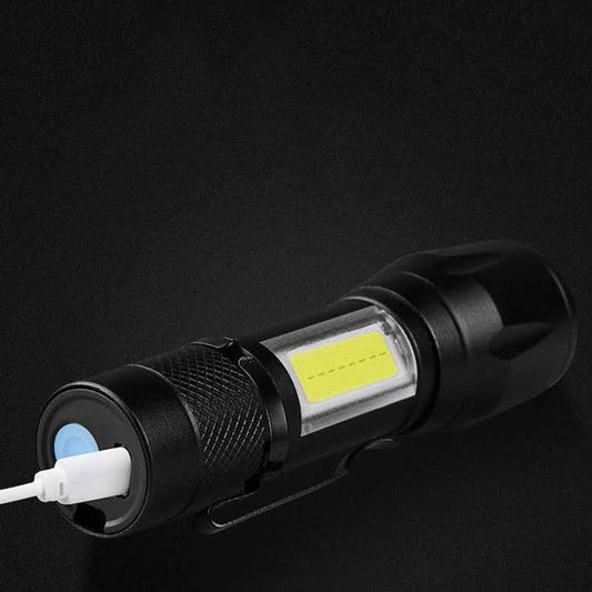 Linterna LED Recargable Portátil Ultra Brillante de Bolsillo