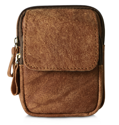 Bolsos de Cintura Retro en Cuero para Hombre - Image 4