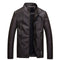 Chaqueta de Cuero Sintético PU para Hombre