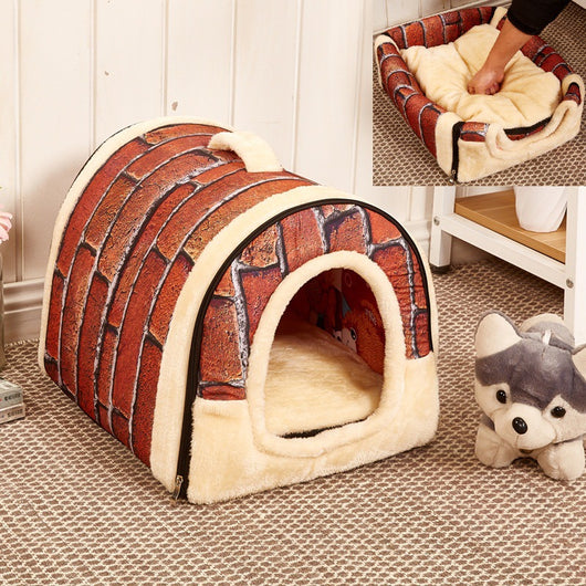 Cama Nido Portátil para Mascotas - Removible y Lavable