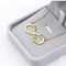 8-word pendant collarbone chain Gold