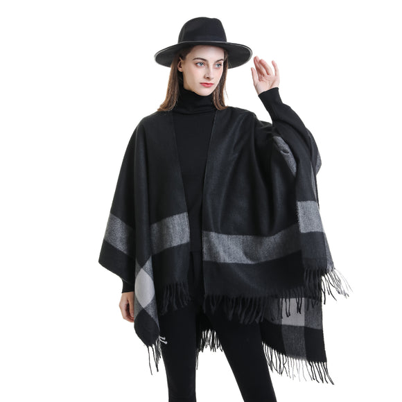 Capa Abrigo Elegante para Otoño e Invierno
