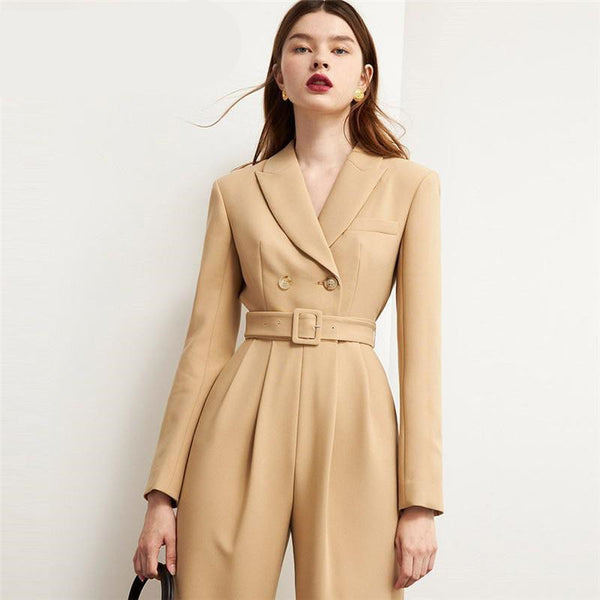 Pantalón de Pierna Ancha Cintura Alta para Mujer