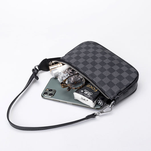 Bolso Bandolera Mujer Pequeño con Estampado Blanco y Negro - Image 3